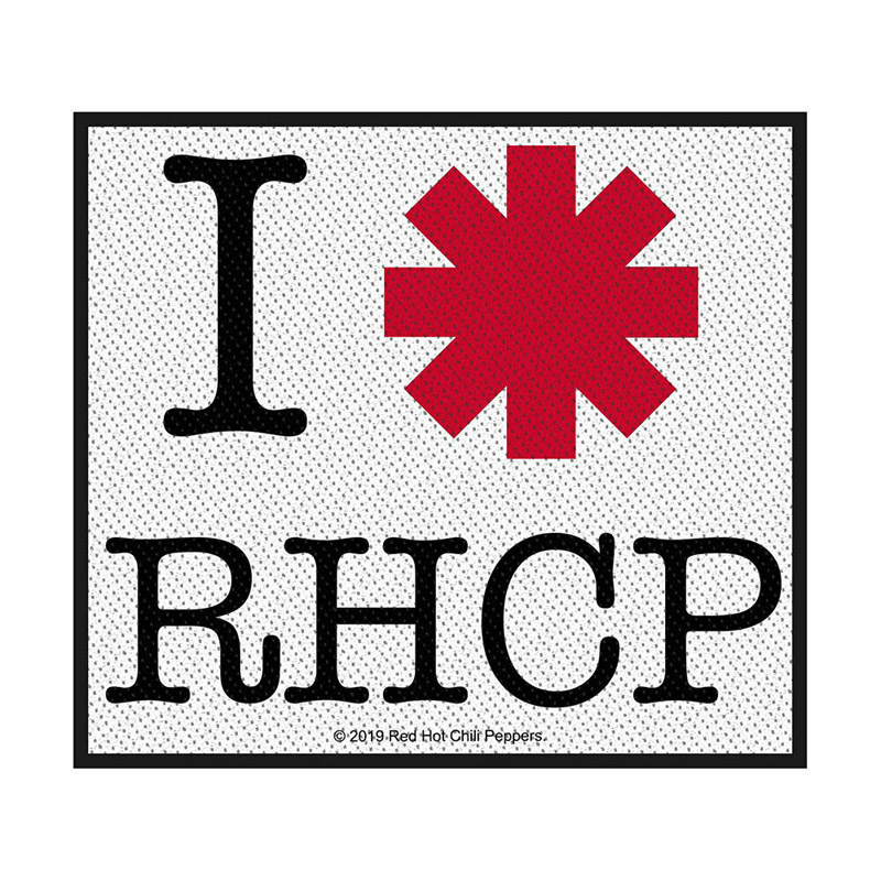 RED HOT CHILE PEPPERS 官方原版 I Heart RHCP (Woven Patch)